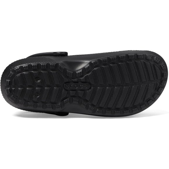 NEW Crocs Size Mens 7/Womens 9 Unisex Classic Lined Clog - Black/Black - Picture 5 of 5